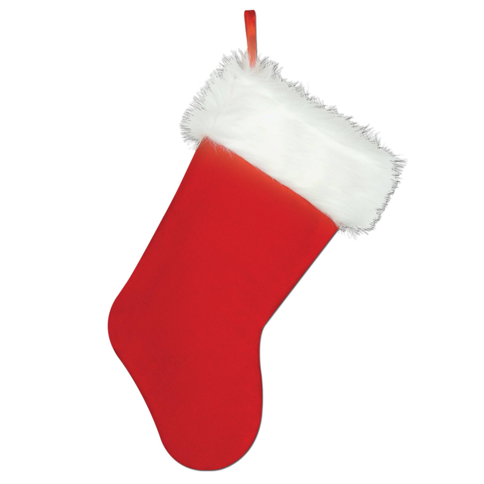 Beistle 15" Plush Christmas Stocking